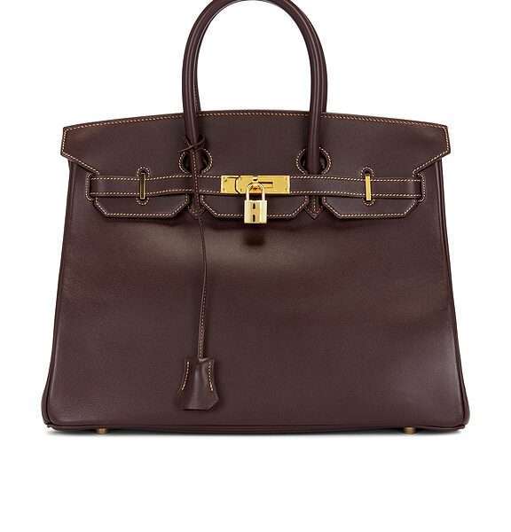 Hermes Courchevel Birkin Retourne 35 Handbag                                        FWRD Renew