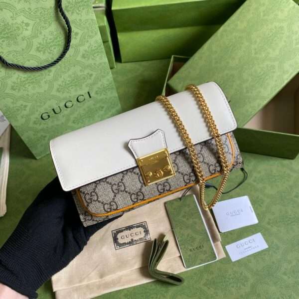 Gucci Clutch Women's Crossbody Bag with High-Quality Monogram Pattern 19x10cm
