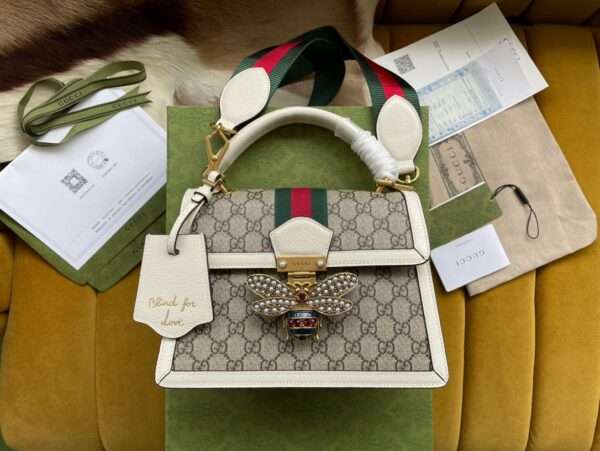 Gucci Queen Margarnet Logo Guci Ong Replica Bag 11 High Quality 25.5×17.5cm