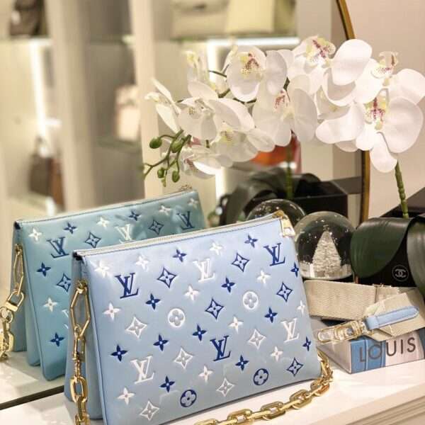 Louis Vuitton bag LV Coussin BM Super grade Blue 27cm