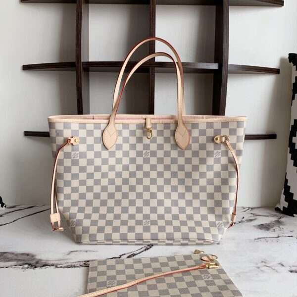 Louis Vuitton LV Never Full Monogram Bag Rep 1:1 White 32x29x17cm