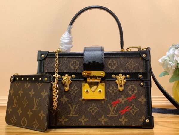 Louis Vuitton LV Petite Malle V Replica 1:1 Monogram Bag 24x16x13cm