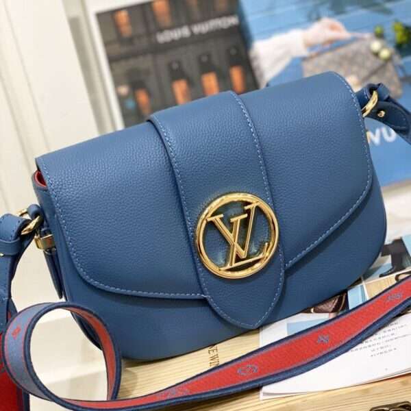 Louis Vuitton LV Pont 9 Super Premium Bag Blue 24mm
