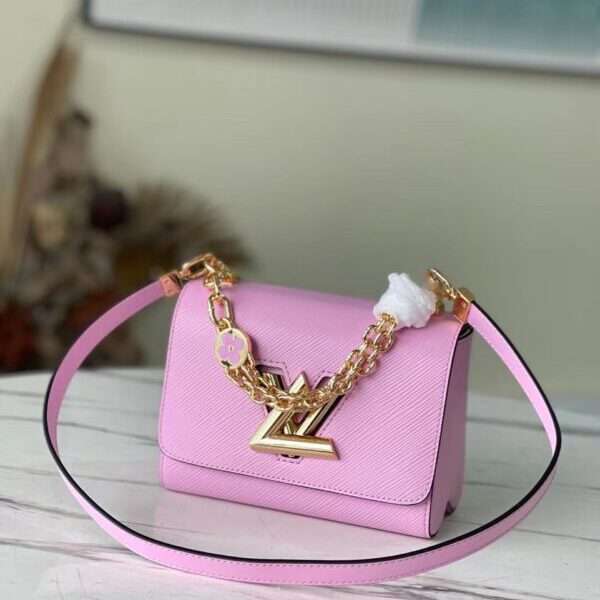 Louis Vuitton LV Twist Women's Bag Pink Gold Lock Replica 11 24cm