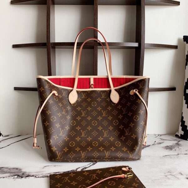 Louis Vuitton LV Never Full Monogram High-End Handbag 32x29x17cm