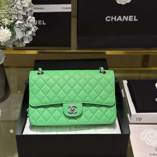 Chanel Classic Flap Bag Medium High Quality Blue 25cm