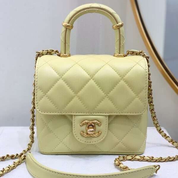 Chanel Mini Flap Bag Super Quality Blue 15x18cm