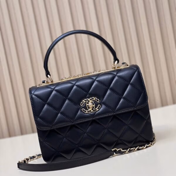 Chanel Tredy Bag Replica 11 Black 25cm