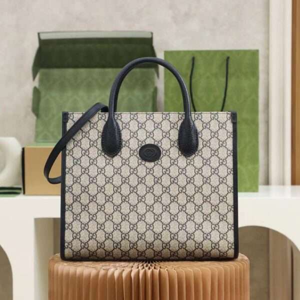 Gucci Small Tote Bag Canvas Super Quality 35cm
