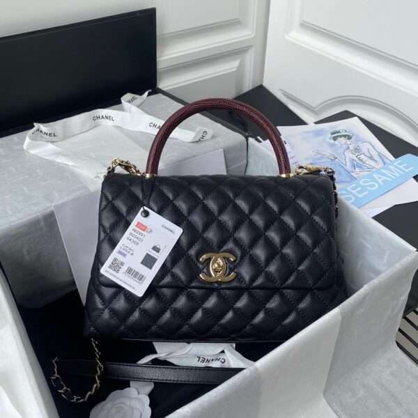 Chanel Coco Handle Rep 1:1 High-end Black 28cm Branded Handbag