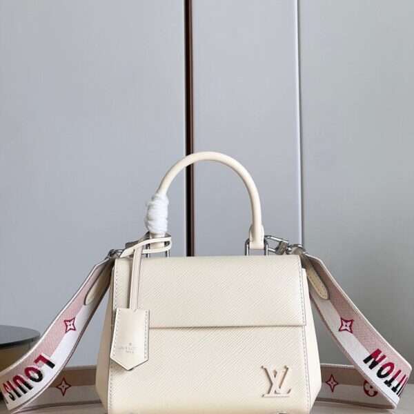 Louis Vuitton LV Clunny Replica 1:1 High Quality Women's Bag White 20x16cm