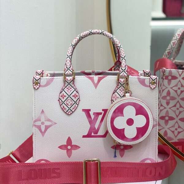 Louis Vuitton handbag LV on the go super grade Pink 25cm