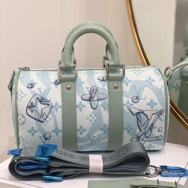 Louis Vuitton LV Empty Handbag Super Premium Blue 25cm