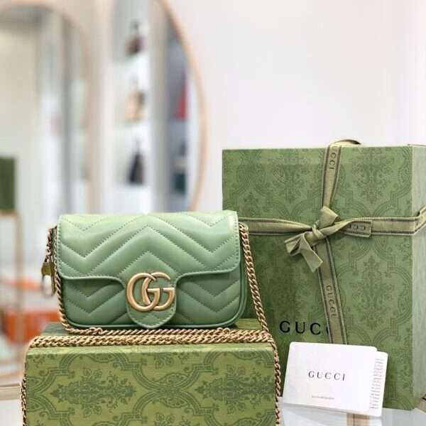 Gucci Marmont Women's Handbag Super Avocado Color 22cm
