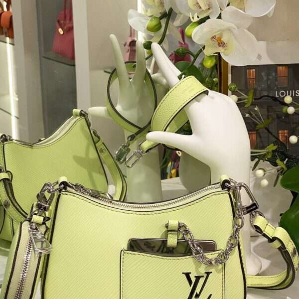 Louis Vuitton LV Marellini Women's Handbag Super High Quality Blue 19×13.5×6.5cm