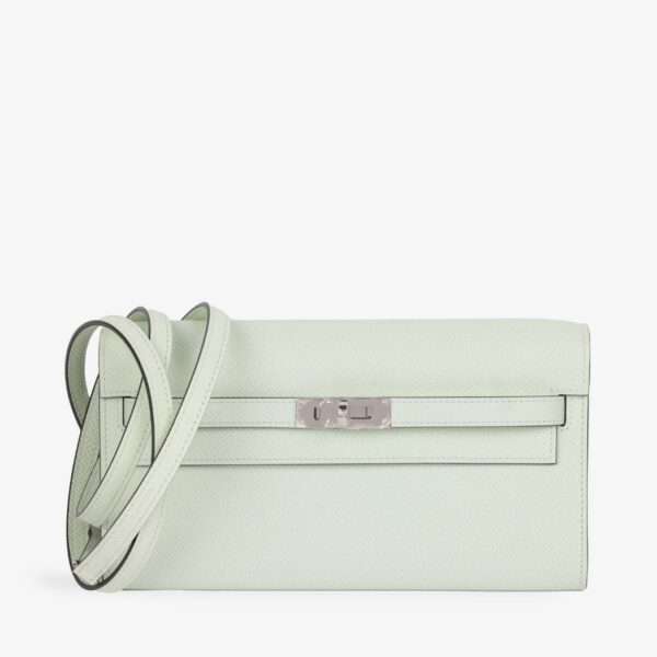 Hermès Vert Fizz Epsom Leather Kelly To Go Long Wallet