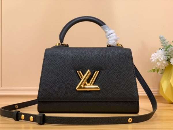 Louis Vuitton handbags LV Twist handle berth scene color 17x25x11cm