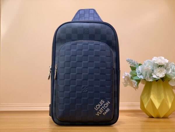 Louis Vuitton LV Avenue men's handbag Super grade Damier motifs 20x31x7cm