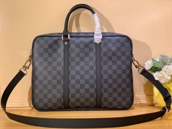 Louis Vuitton LV Porte Documents Super Premium Men's Handbag 35x27cm