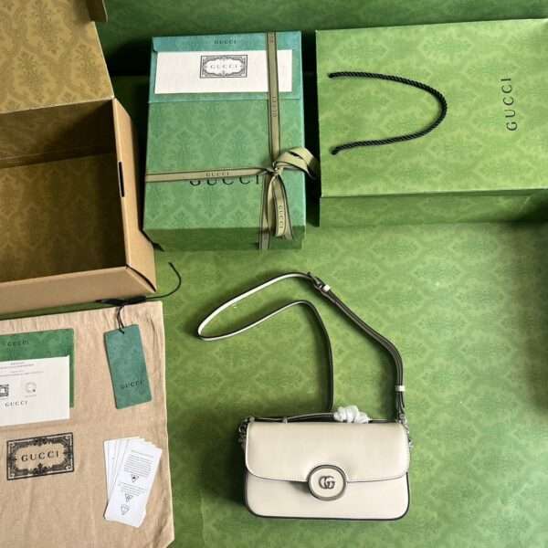 Gucci Petite Super Premium Women's Handbag White 21x10x5cm