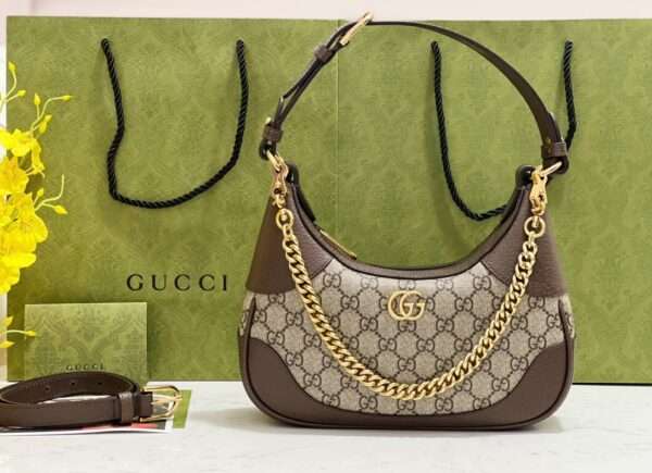 Gucci Cosmoonie Super Premium Women's Handbag Gold Lock Set 28cm