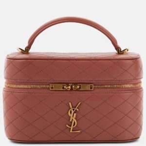 Gaby quilted leather vanity bag