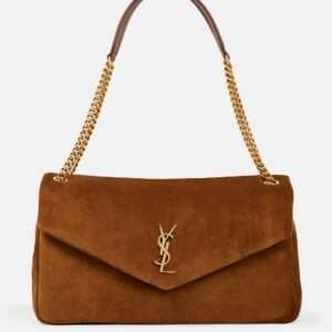 Calypso Large suede shoulder bag