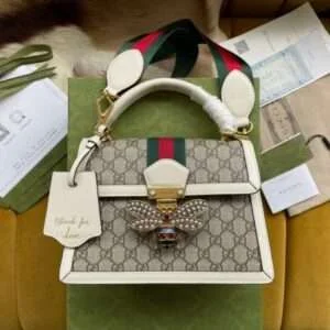 Gucci Queen Margarnet Bag Gucci Ong Logo Replica 11 High Quality 25.5×17.5cm