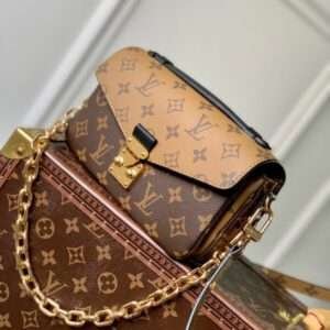 Louis Vuitton LV Metis Mini Monogram Like Auth Handbags 21.5×13.5x6cm