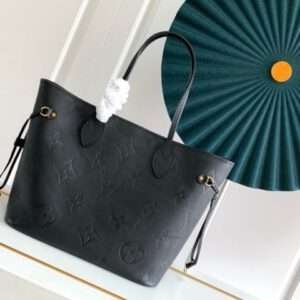 Louis Vuitton LV Never Full Monogram Like Auth Black Handbags 32x29x17cm