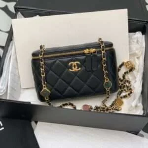 Chanel Mini Bag Fake Handbags Sheep Skin Handle Mix 17cm