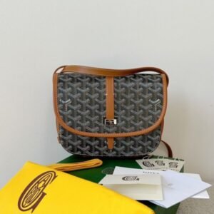 Goyard Super Premium Women’s Handbag Orange Leather Pattern 22x16x7cm