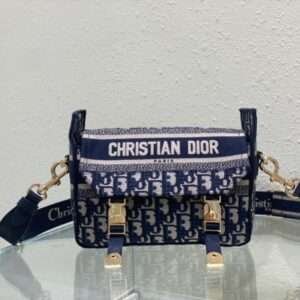 Dior Camp Canvas Patterned Fake Handbag 25x15x8cm