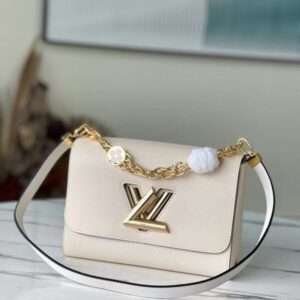 Louis Vuitton LV Twist Woman’s Cowhide Leather Fake Handbags 24cm