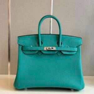 Hermes Birkin PHW Da Togo Ocean Blue Fake 11 Handbags 25cm
