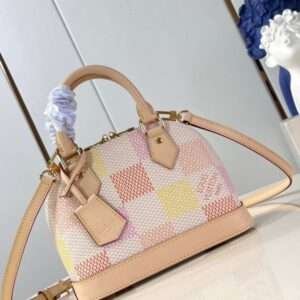 Louis Vuitton LV Alma BB Woman’s Like Auth Pink Handbags 23cm