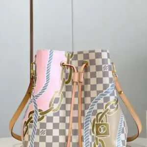Louis Vuitton LV Neonoe BB Lock Pattern Like Auth Handbags 26cm