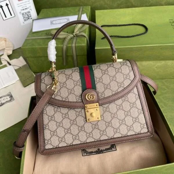 Gucci Super Premium Women's Handbag with Pattern 25×17.5x7cm