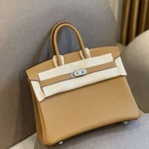 Hermes Birkin Biscuit Super Fake 11 Handbags With Lock Silver 25cm