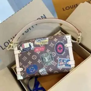 Louis Vuitton LV Side Trunk MM Like Auth Handbags 21x14x6cm