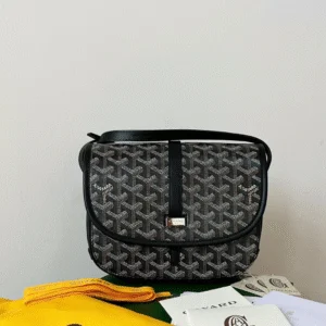 Goyard Super Fake 11 Black Crossbody Handbag Women’s 22x16x7cm