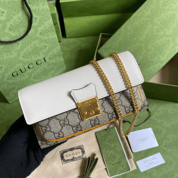 Gucci Clutch Women's Crossbody Bag with High Quality Monogram Pattern 19x10cm
