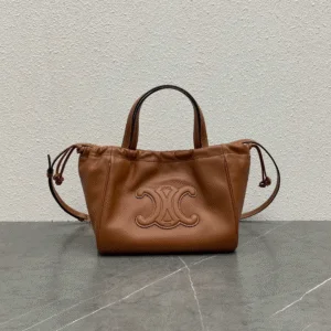 Celine Cabas Women’s Brown Handbag Super Fake Soft Leather 22x17x15cm