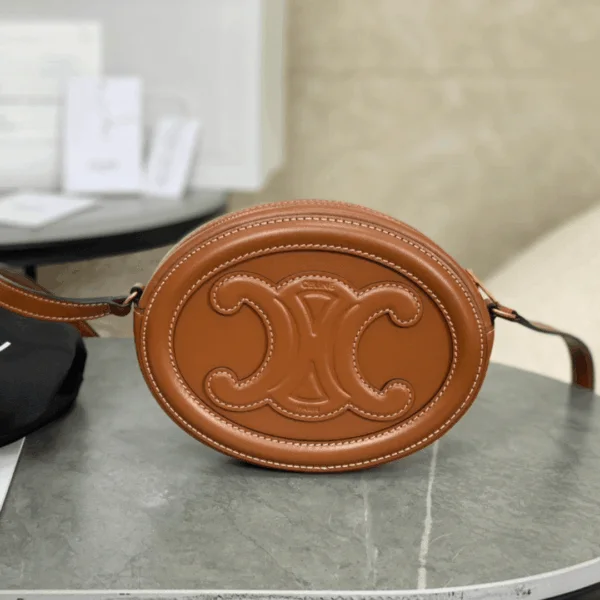 Celine Mini Handbag Replica 11 Brown Soft Leather 16×12.5x4cm