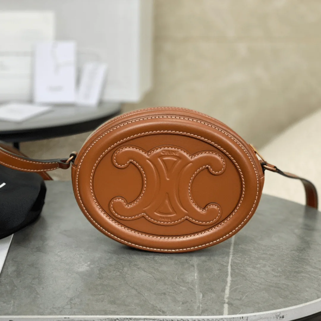 Celine Mini Handbag Replica 11 Brown Soft Leather 16×12.5x4cm