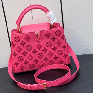 Louis Vuitton LV Capucines BB Super Fake Handbags Pink 27x18x9cm