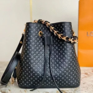 Louis Vuitton LV Neonoe BB Like Auth Black Woman’s Handbags 26cm