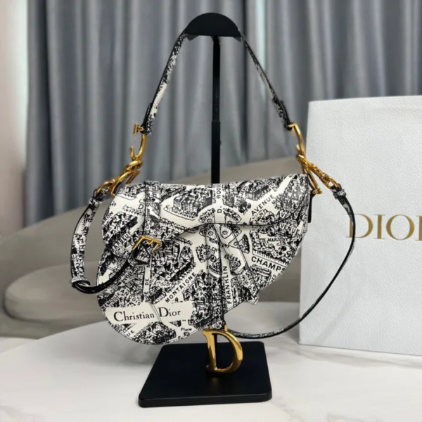 Dior 11 Handbags Saddle Bag Woman’s Lock Gold 25x20x6cm
