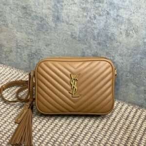 Replica Saint Laurent YSL Calfskin Matelasse Monogram Lou Camera Bag