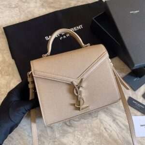 Replica Saint Laurent YSL Cassandra Mini Leather Top Handle Crossbody Bag